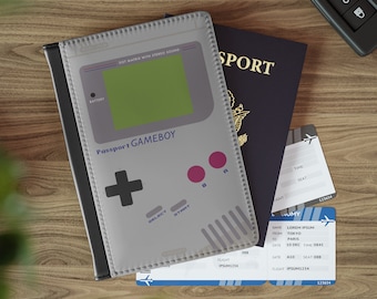 Passport Game Boy - Retro GameBoy Pass Port Cover - Old School Wallet