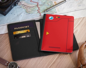 Pokedex Passport Cover - Poke Dex Pass Port Wallet