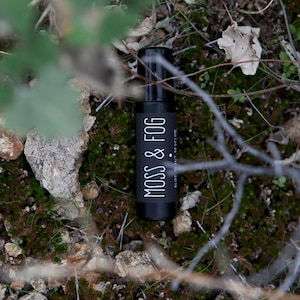 Moss + Fog Ritual Perfume • botanical fragrance. silver fir needle + cypress + lime + cedarwood with oakmoss absolute.