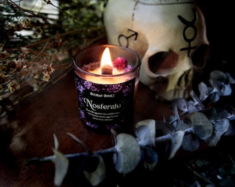 Custom Horror Film Candle | Spooky Candles | Wood Wick Candle | Soy Candle | Custom Scent Candle | Horror Movie Candle | Horror Film Lover