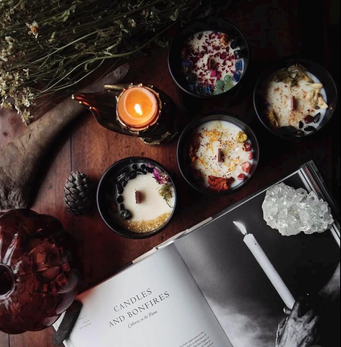 Custom Deity Candles | Ritual Goddess Candles | Wood Wick | Soy Wax ...