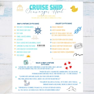 Cruise ship scavenger hunt, cruise photo scavenger hunt, cruise scavenger hunt, kids cruise activity, photo scavenger hunt