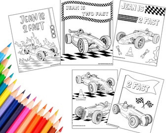 Two Fast Birthday Party coloring pages, Need four speed decor,cars coloring pages, 2 fast, Race car birthday