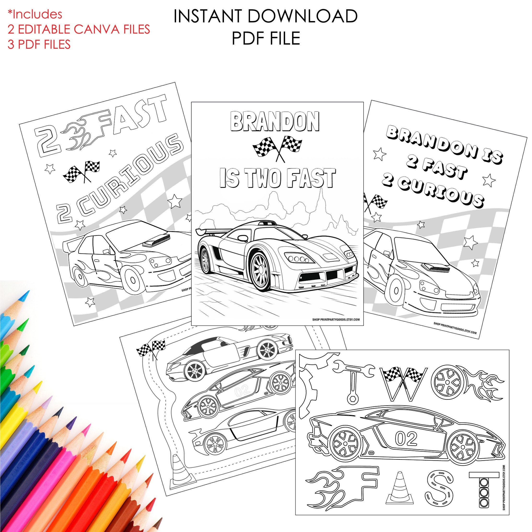 Fast And Furious Coloring Pages