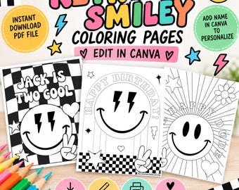 One happy dude, 2 cool, baby coloring pages, one happy dude , One cool dude, first birthday