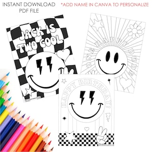One happy dude, 2 cool, baby coloring pages, one happy dude , One cool dude, first birthday