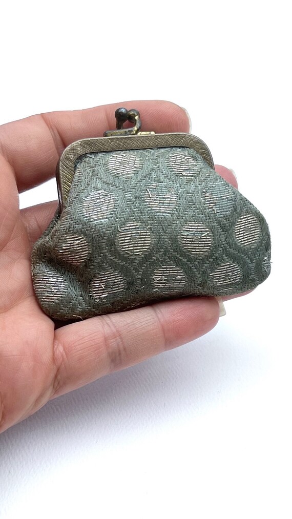 Handmade vintage coin purse, antique, one of a ki… - image 6