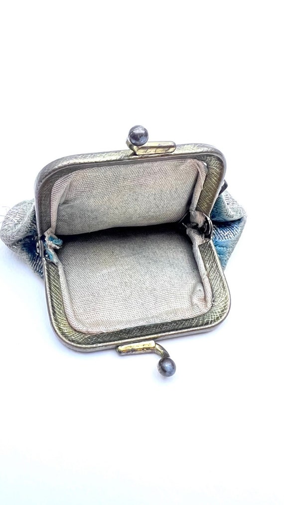 Handmade vintage coin purse, antique, one of a ki… - image 8
