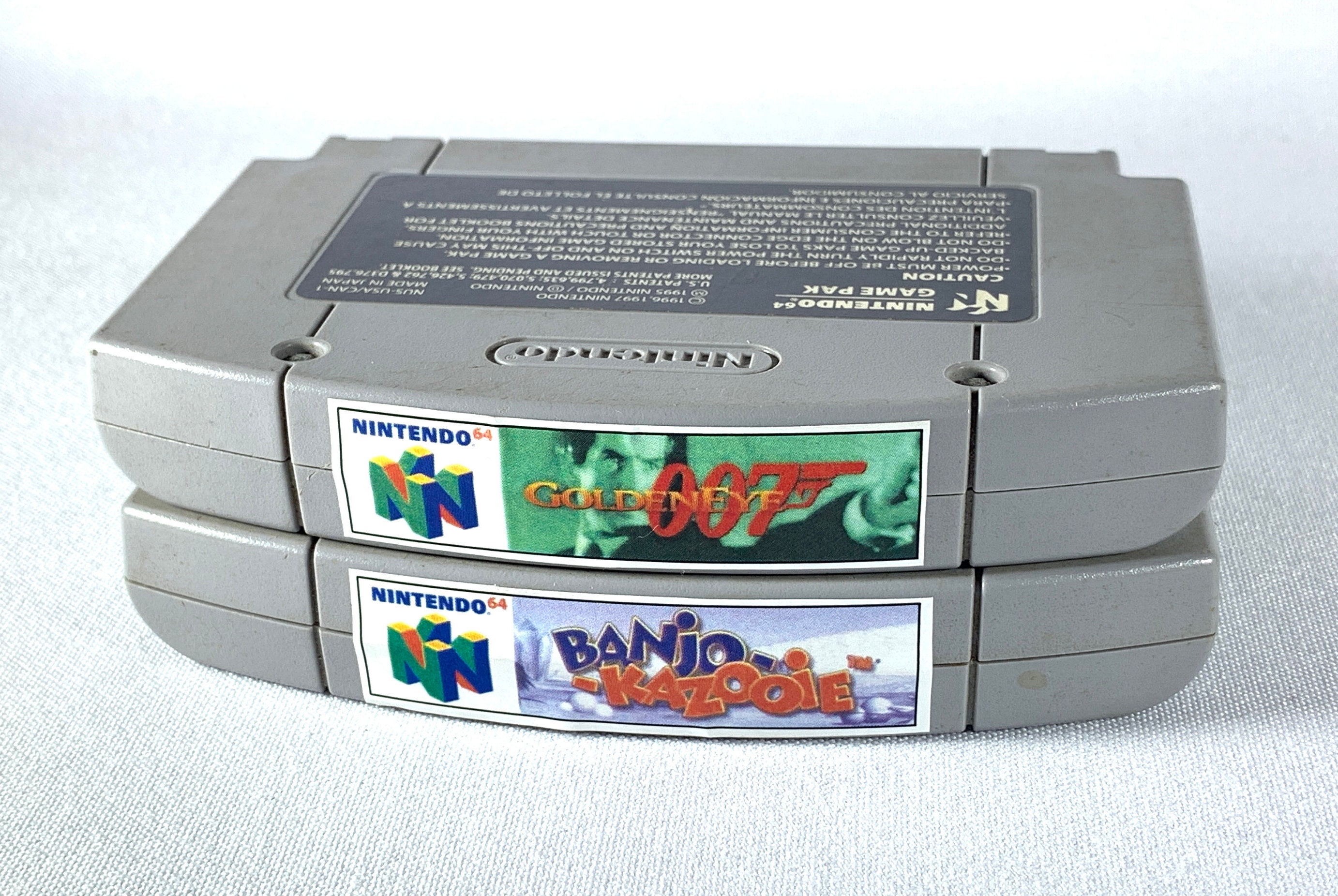 Nintendo N64 Cartridge End Labels All 296 U.S. games Etsy