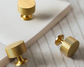 Solid Brass Cabinet Knobs And Pulls Gold Copper Drawer Dresser Knobs Cupboard Wardrobe Door Handles Furniture Pulls Modern
