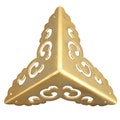 Decorative Brass Corner Protectors: Gold Box Guard (45mm/65mm/80mm)