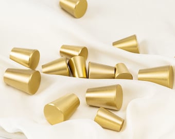 Solid Brass Kitchen Cabinet Drawer Knobs Handles Gold Furniture Cupboard Wardrobe Pull Handles Hardware