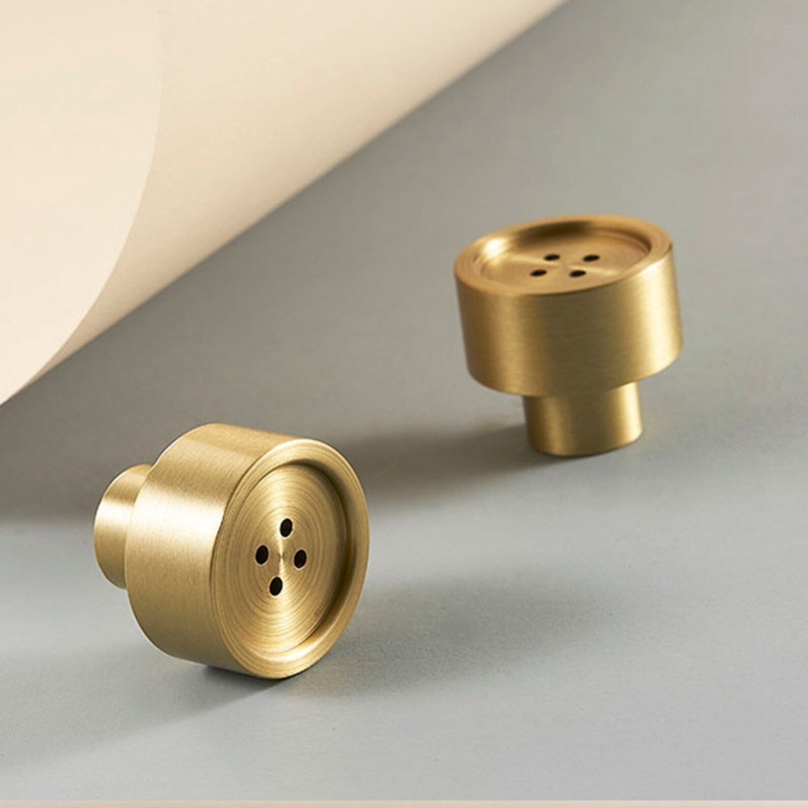 Modern Solid Brass Kitchen Knobs and Handles Pure Etsy