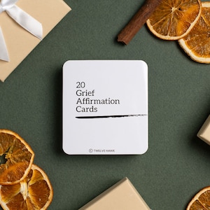 Lot de cartes d'affirmation de la peine d'un être cher-cadeau de sympathie Cartes de réconfort Cadeau de réconfort