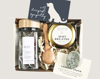 Dog Loss Care Package Rainbow Bridge Gift Box Herbal Tea Illness Surgery Care Package Pet Loss Cat Bird Horse Rabbit Memorial Pet Furfriend