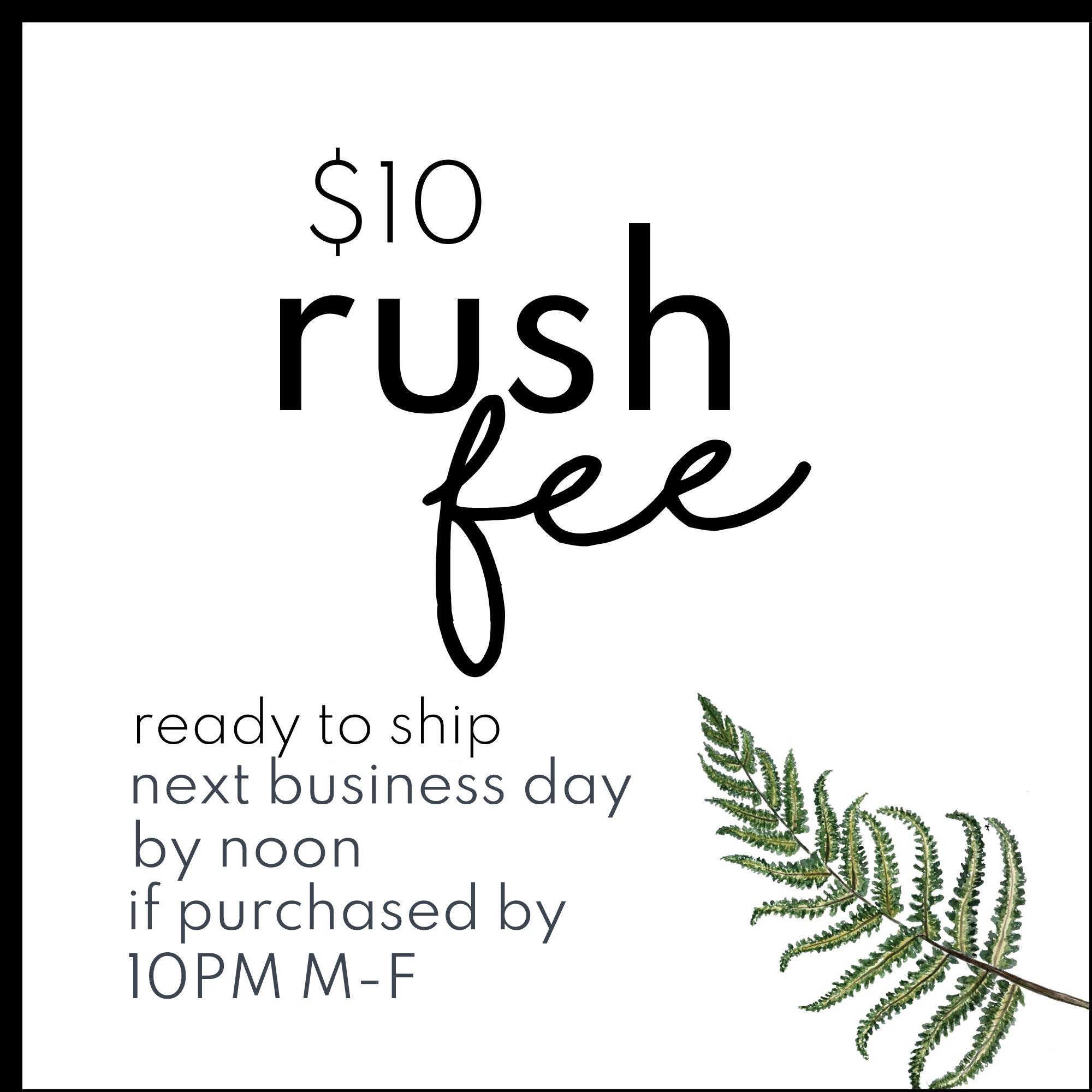 Rush Fee for Sympathy Gift Box Etsy