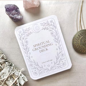 Baraja de conexión espiritual para la ansiedad, meditación, relajación, sanación energética, respiración, sanación práctica, canalización, cartas del tarot del aura