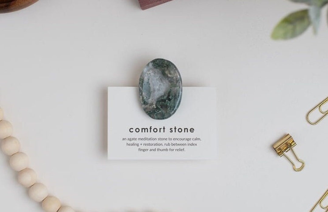 This Too Shall Pass Soothing Stone, Worry Stone For Calming