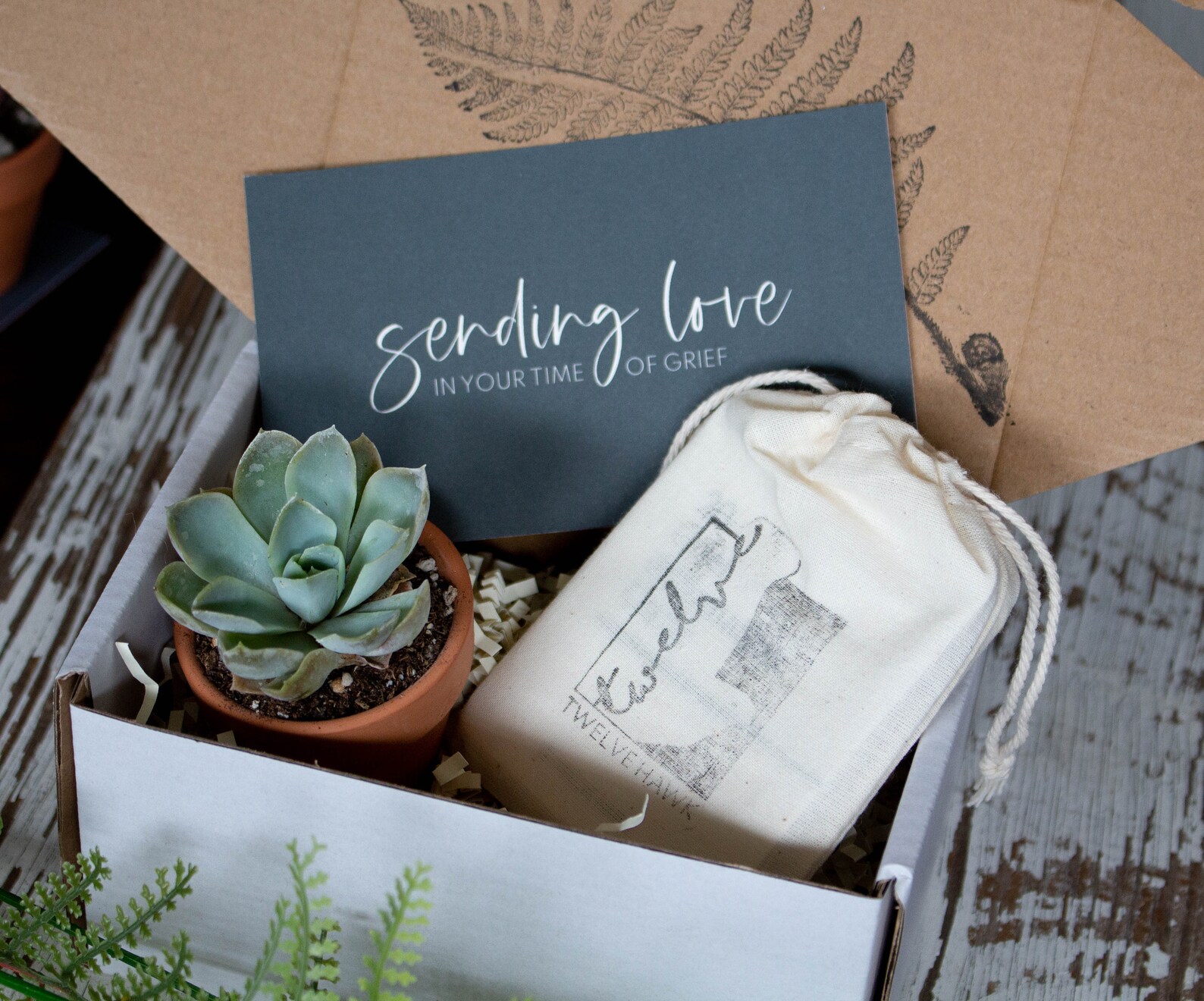 Sympathy Gift Box With Grief Affirmation Card Set for Lost Etsy