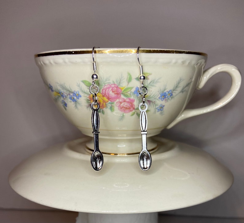 Fancy Silverware Earrings