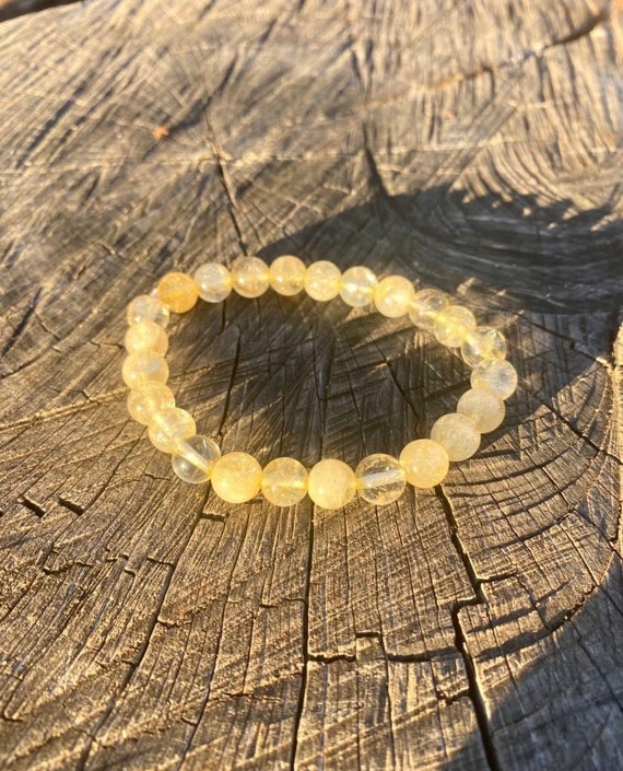 Citrine bracelet etsy sale