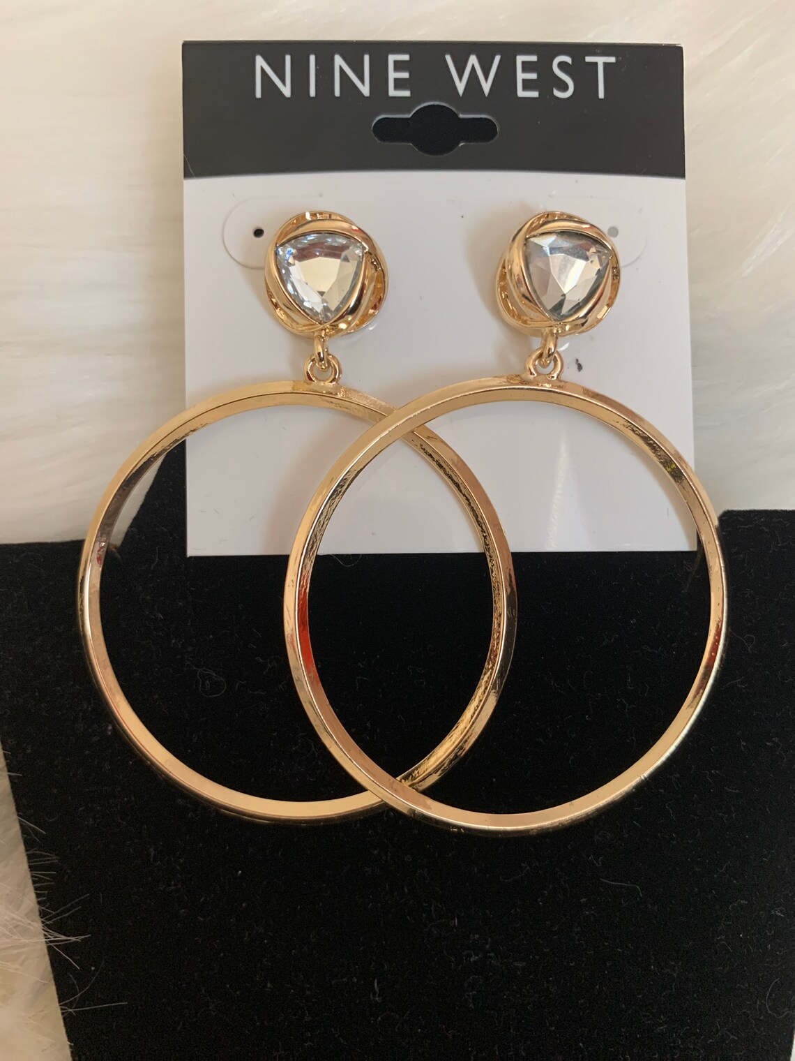 NWT Nine West Hoop Earrings | Etsy