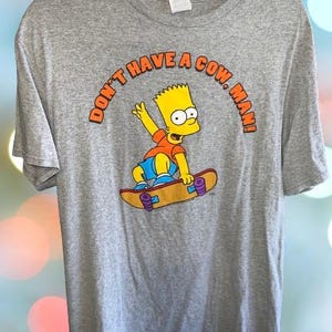 Bart Simpson Large T Shirt