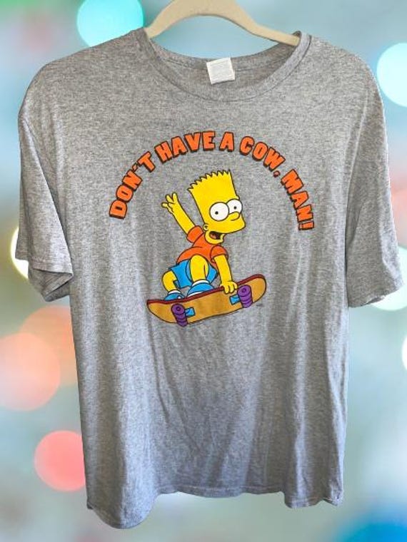 Bart Simpson Large T Shirt - Etsy