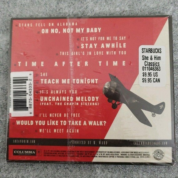 She N Him - CLASSICS - COLUMBIA - Promo Cd With Hype STICKER