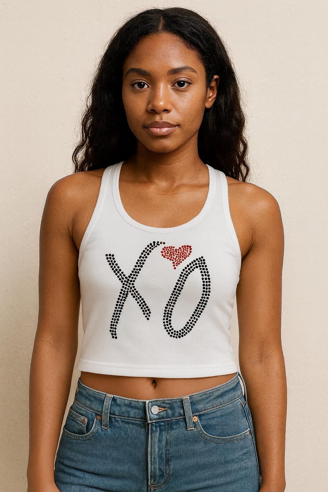 トップス jent louis Neck Piercing TankTop Jent Louis Neck Piercing Tank Top