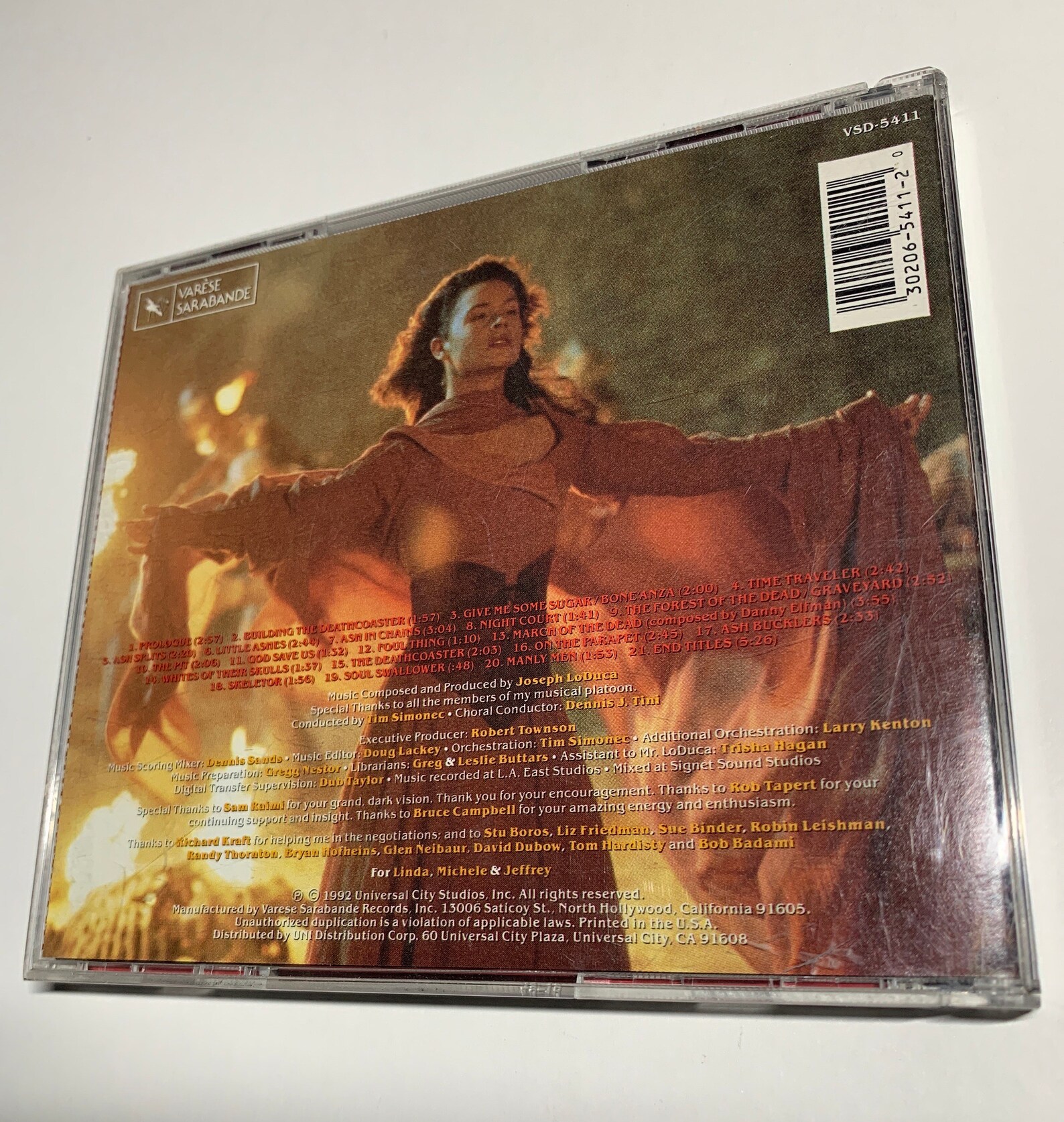 Army of Darkness Original Motion Picture Soundtrack Joseph Loduca CD