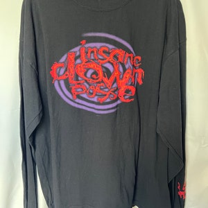 Vintage ICP Insane Clown Posse Long Sleeve Band Tee T-Shirt 2XL. Condition is Pre-owned