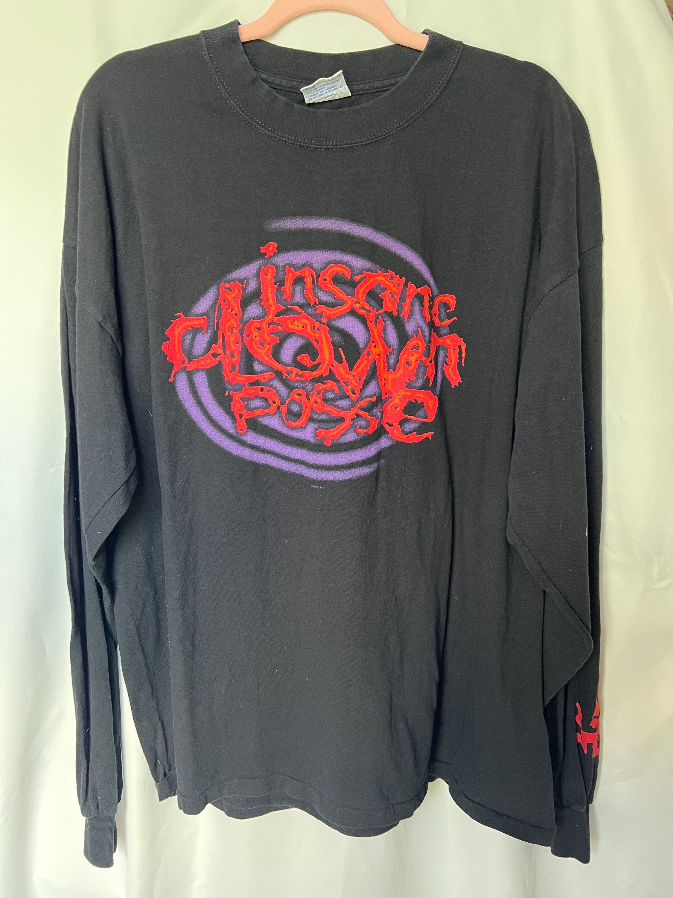 Vintage ICP Insane Clown Posse Long Sleeve Band Tee T-shirt Vintage ICP Insane Clown Posse Long Sleeve Band Tee T-shirt