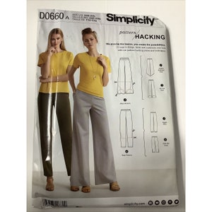 Simplicity Pattern Misses&#39; Knit Top with Options for Design Hacking D0660 Uncut