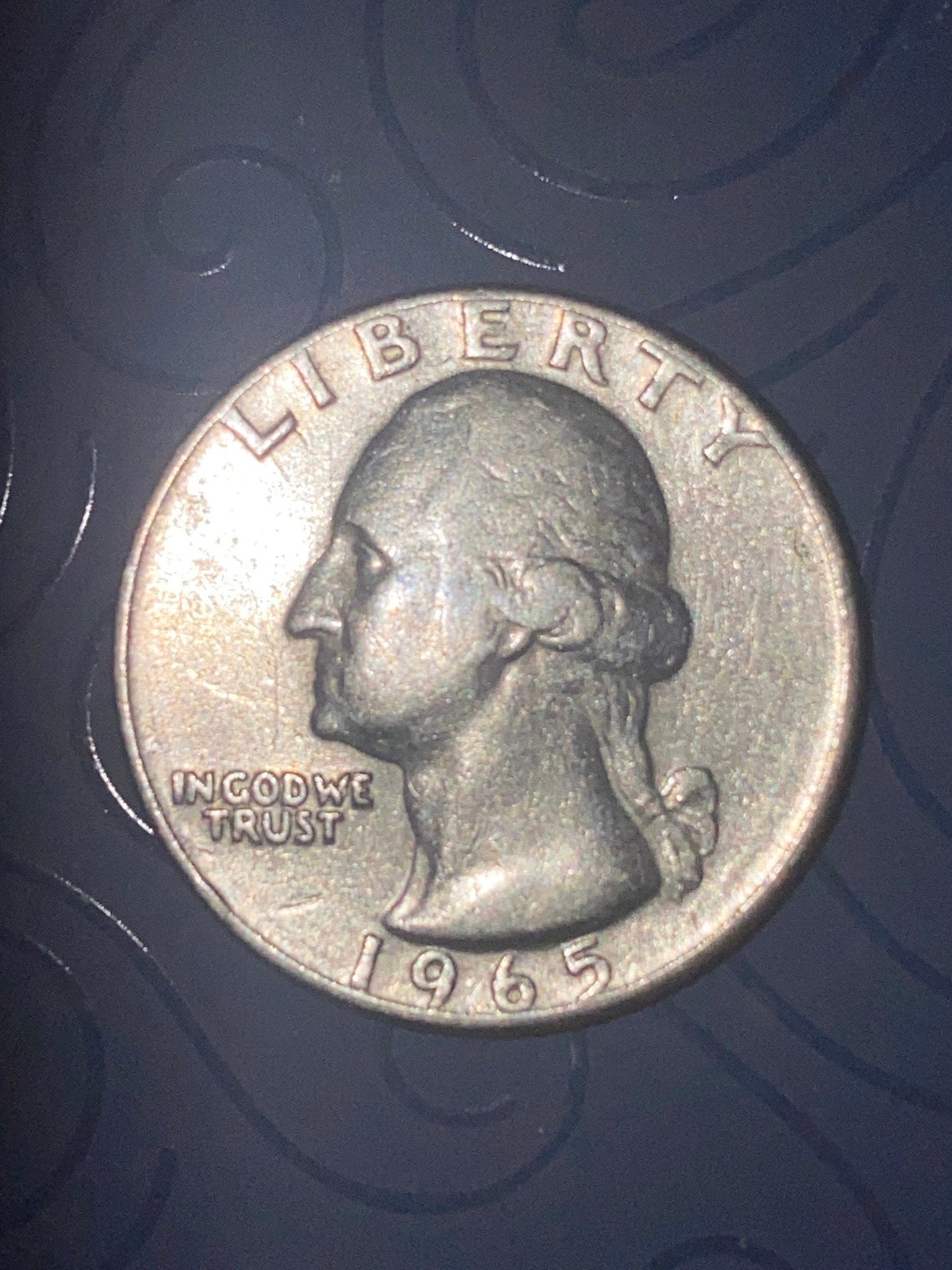 very rare error 1965 quarter no mint mark