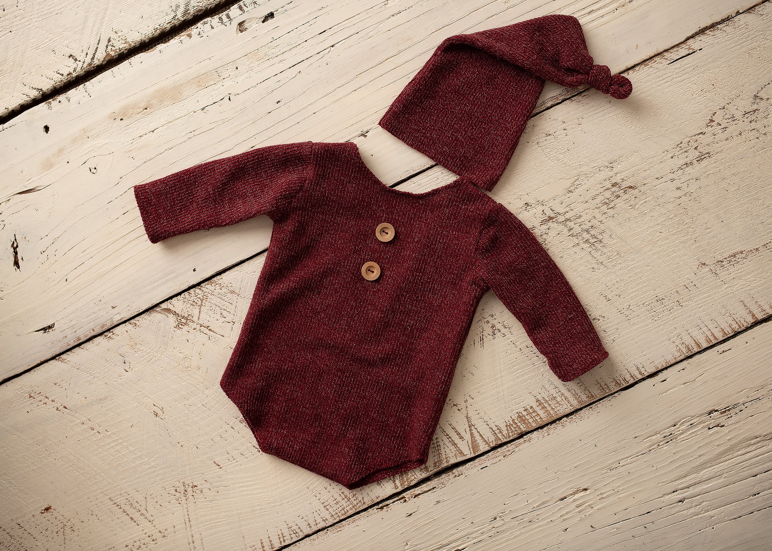 burgundy newborn outfit