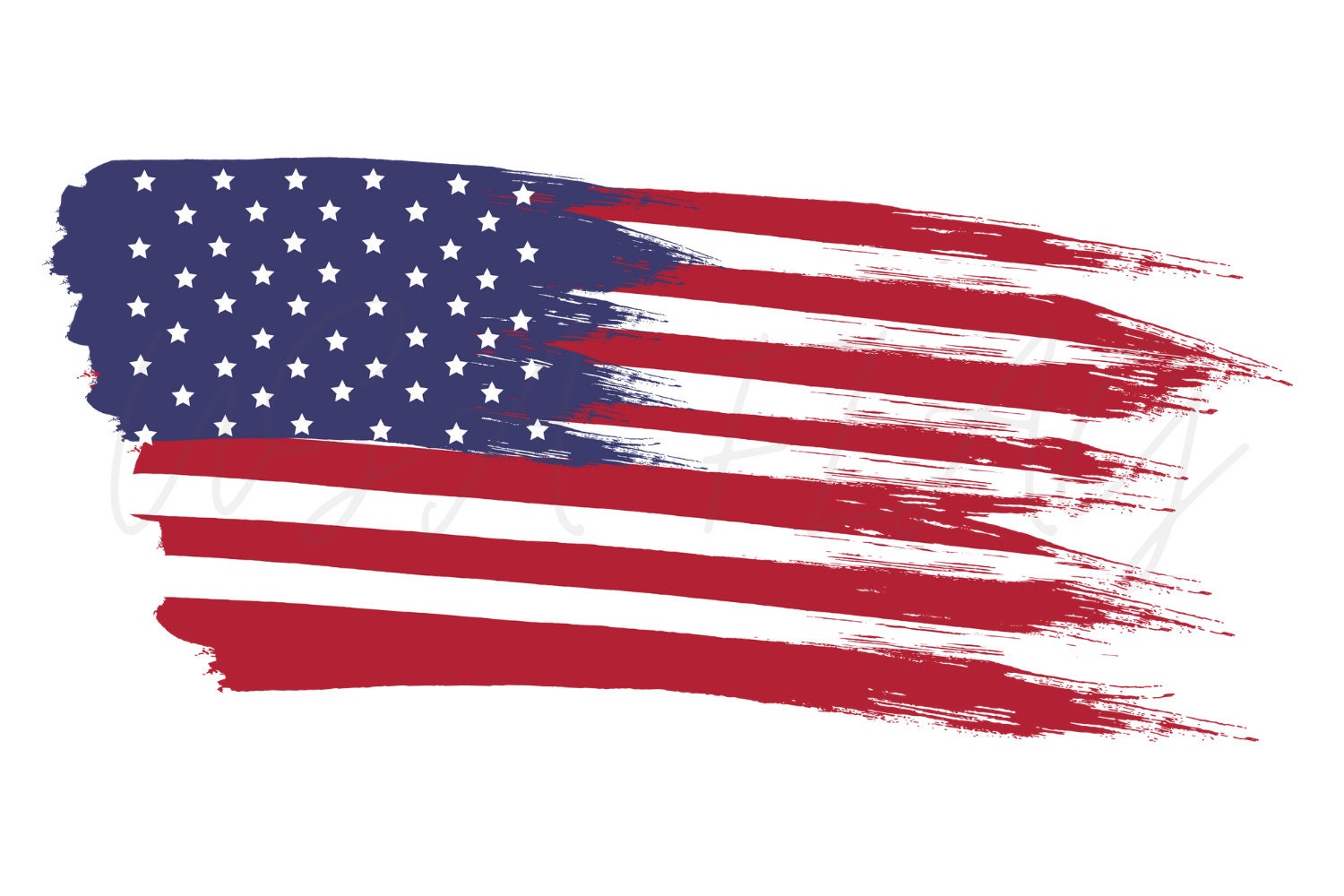 Grunge SVG American Flag, Distressed USA Flag Svg, Instant Digital