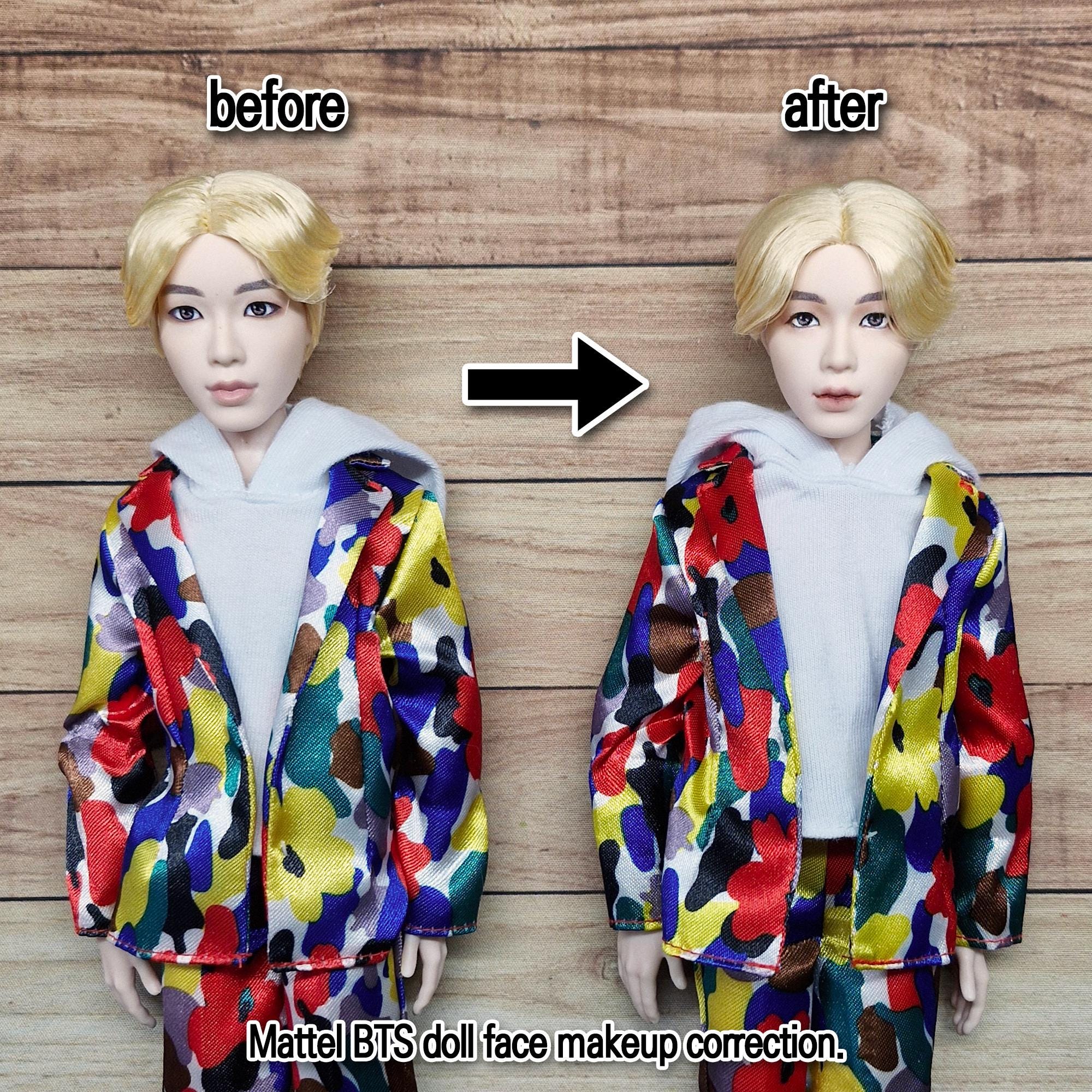 マテルBTS人形、メイク直ししたJIN人形 - miminegage - Etsy 日本