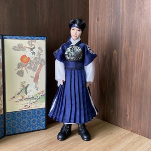 Korean traditional cheolik clothes, prince clothes of the Joseon Dynasty, doll clothes, Hanbok, mattel bts outfits - miminegage