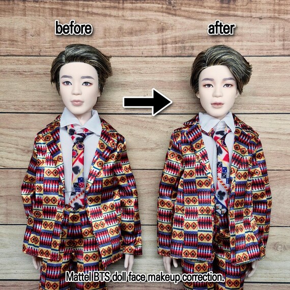 Mattel BTS Doll, JIMIN Doll With Modified Makeup - Miminegage - Etsy