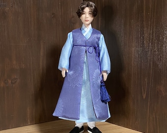 人形用韓服：BTSマテルドール用韓国伝統衣装「ドポジャケット」 - Etsy