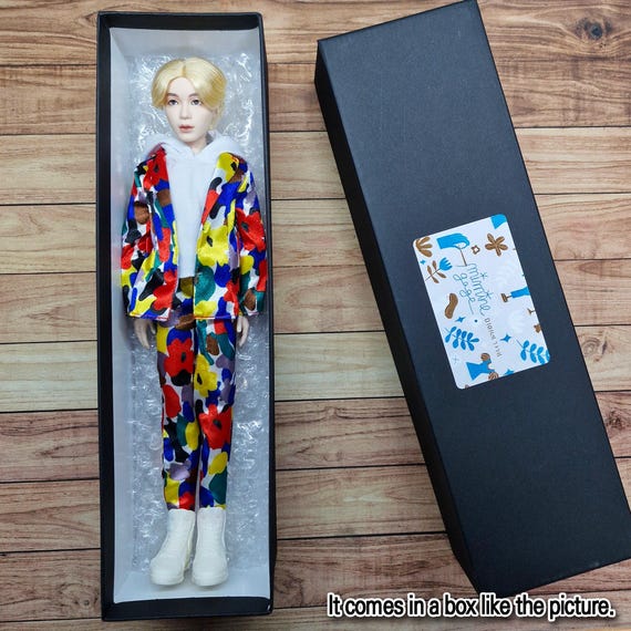 Mattel BTS Doll, JIN Doll With Modified Makeup - Miminegage - Etsy