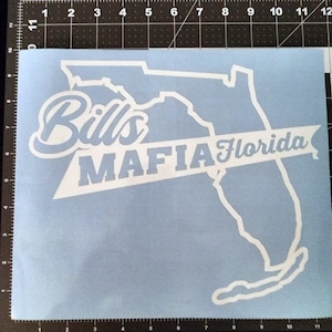 Florida Bills Mafia Vinyl Decal Large