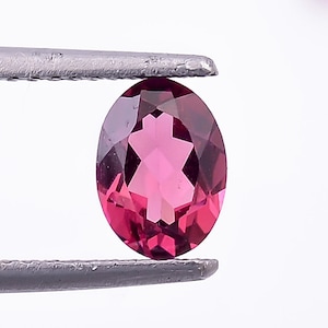 Rhodolite Garnet Oval Shape Brilliant Cut, Pink Garnet Loose Gemstone For Jewelry Making, Garnet Oval Rhodolite Cut Calibrated Size 7X5 mm