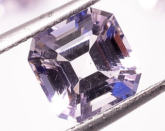Rose De France Amethyst Gemstone: AAA Octagon Asscher Cut, 8x8 mm