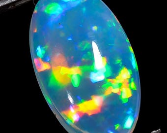 AAA+ Opale Naturale Etiope Wello Fuoco Opale Gemma Collana Di Perline - Foto 3