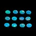 thumbnail image 2 of Natural Paraiba Opal – Oval Cut Cab, 8x6mm, Neon Blue, F-284, Sold Per Stone 2 of 5