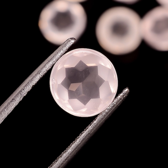 Rose quartz shop cut