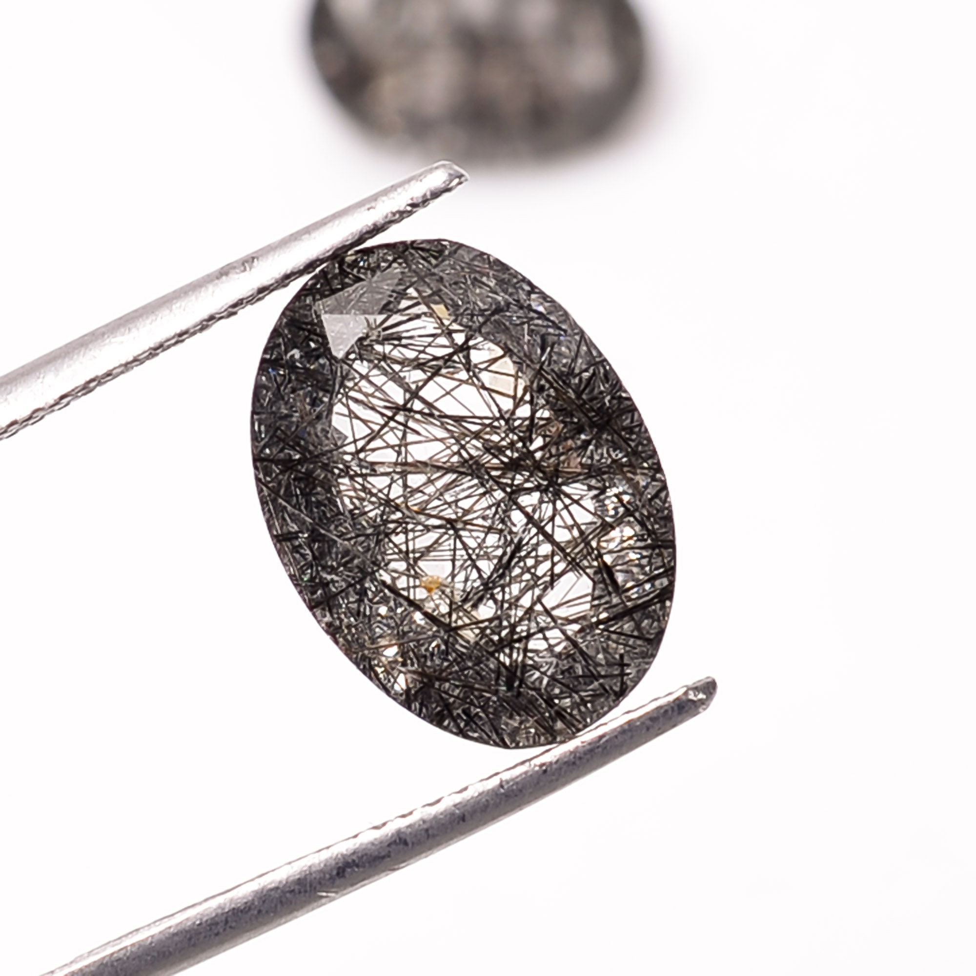 Pierre Précieuse Quartz Rutilé 41,70 Carats - Inde - Taille Hexagonale, Transparente - Neuf