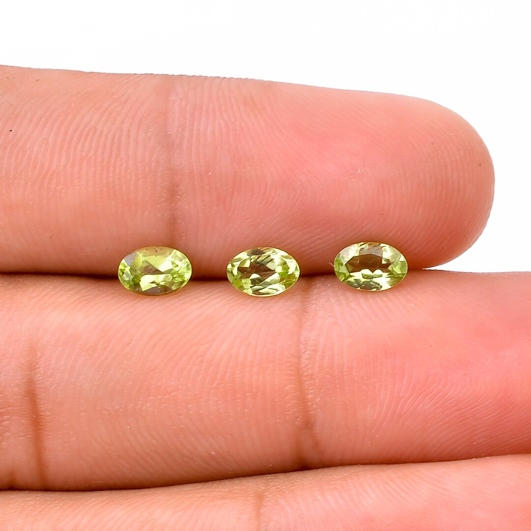 Natural Peridot Oval Shape Brilliant Cut, Peridot Loose Gemstone for ...